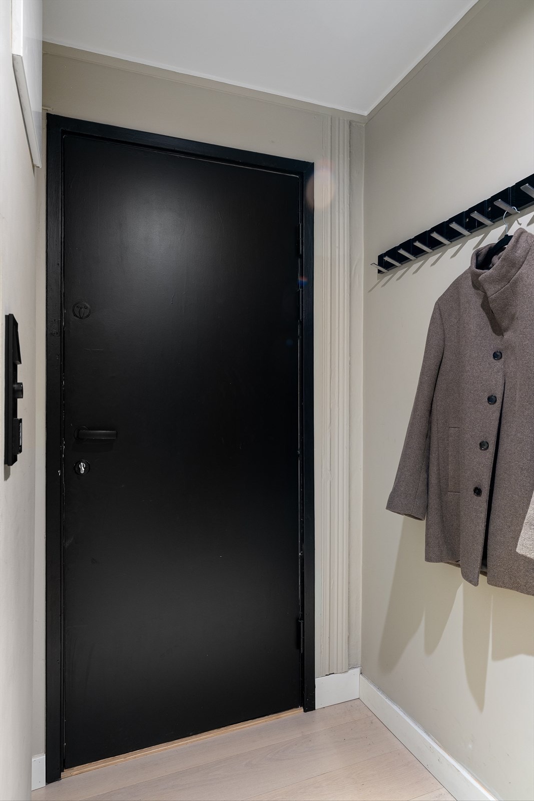 Her er det god plass til oppheng av yttertøy e.l. Galleribilde