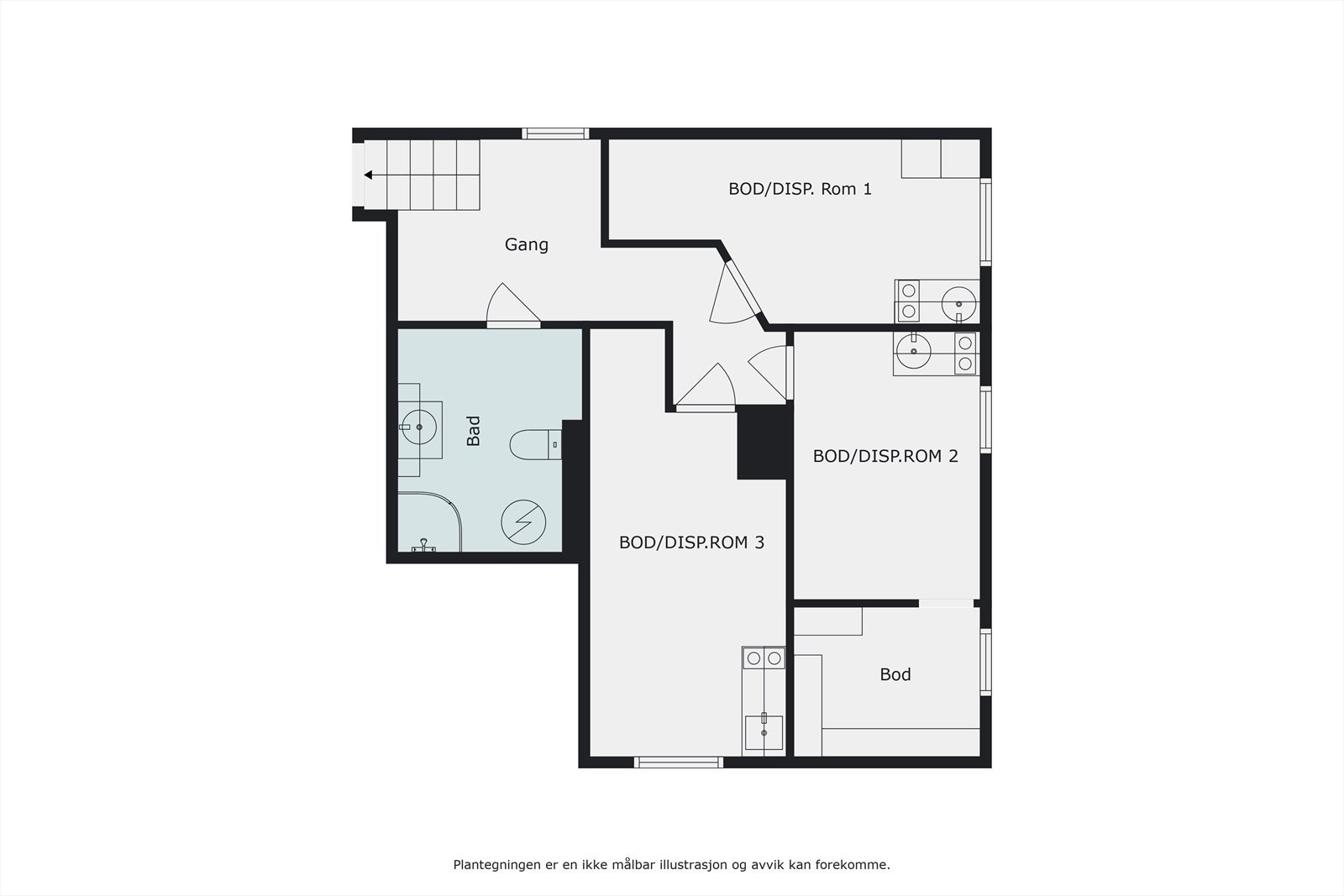 Plantegning Galleribilde