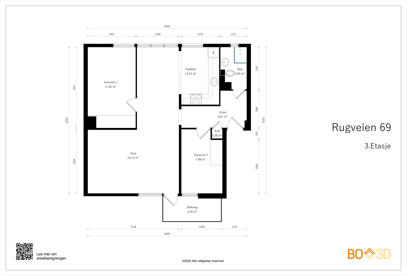 Plantegning. Galleribilde