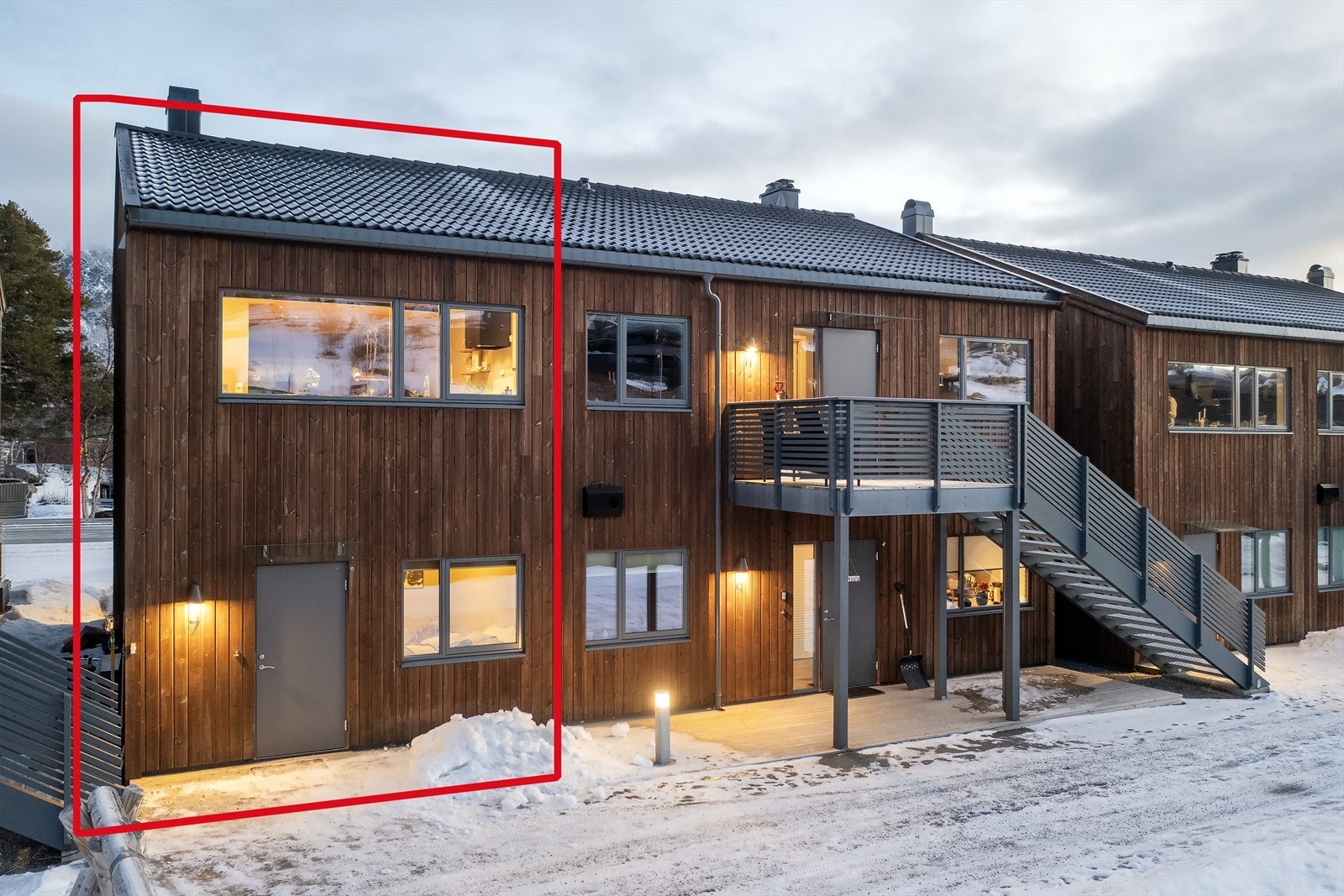 Fasade med markeing Galleribilde