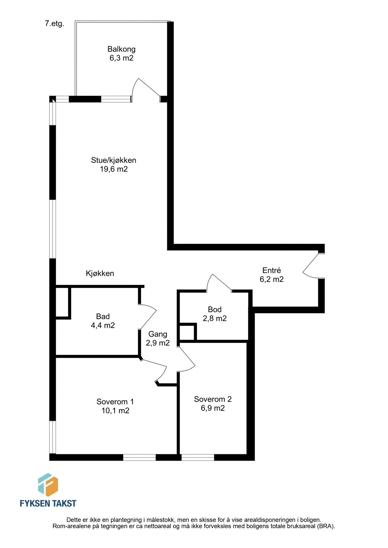 Plantegning. Galleribilde