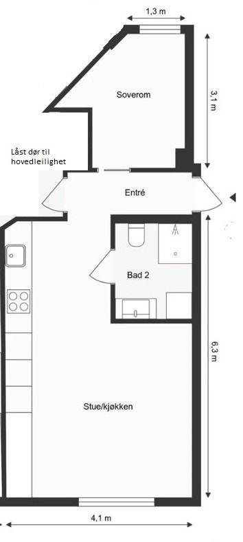 Plantegning Galleribilde