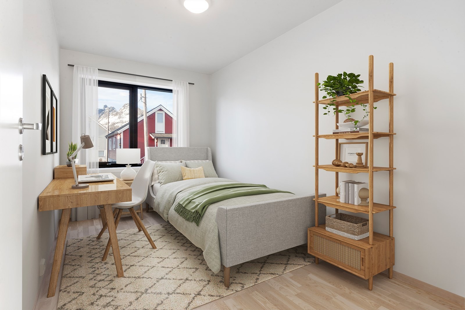 Soverom nr 3
(Digital møblering illustrert i bildet). Galleribilde