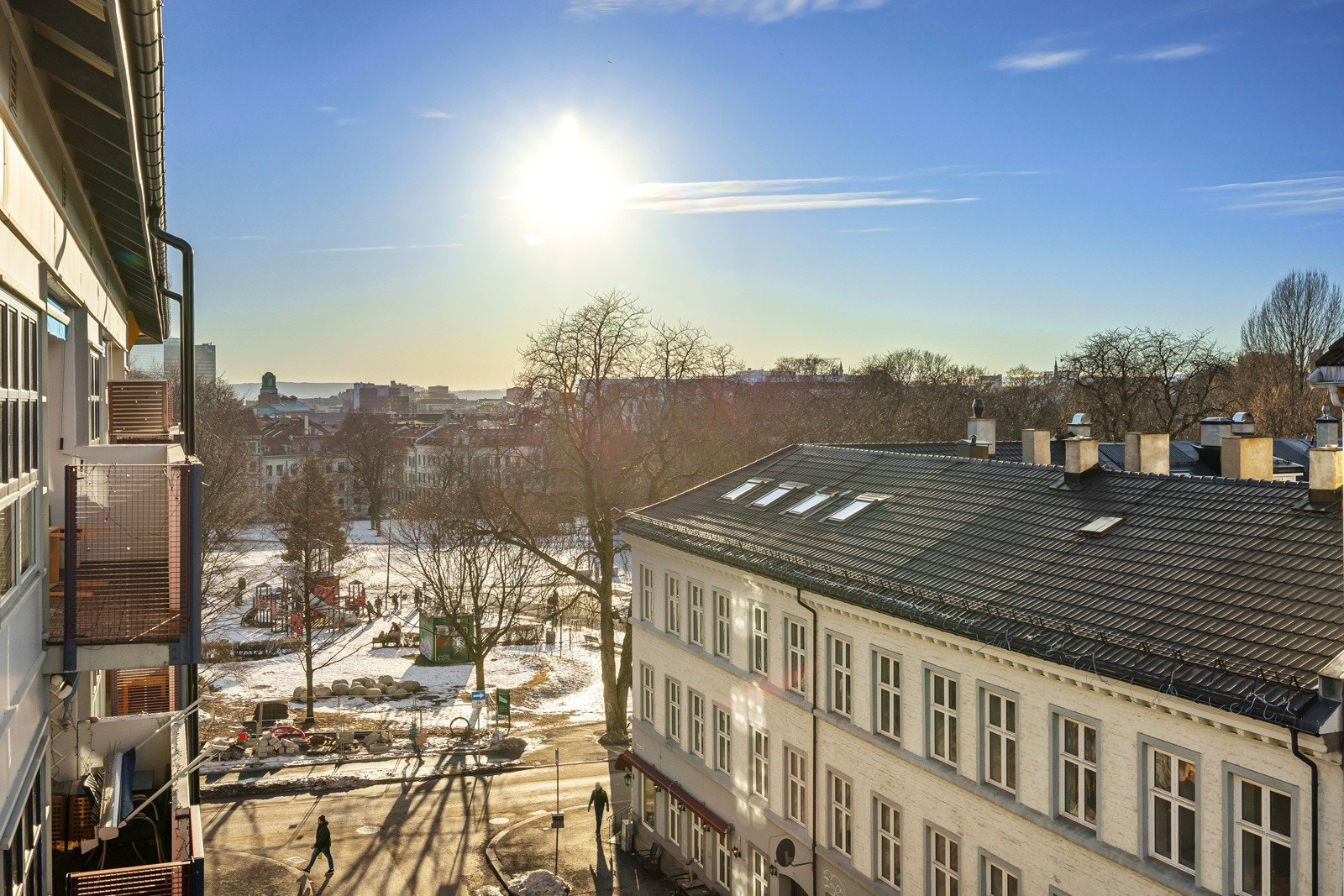 - Nydelig utsikt mot Sofienbergparken - Galleribilde