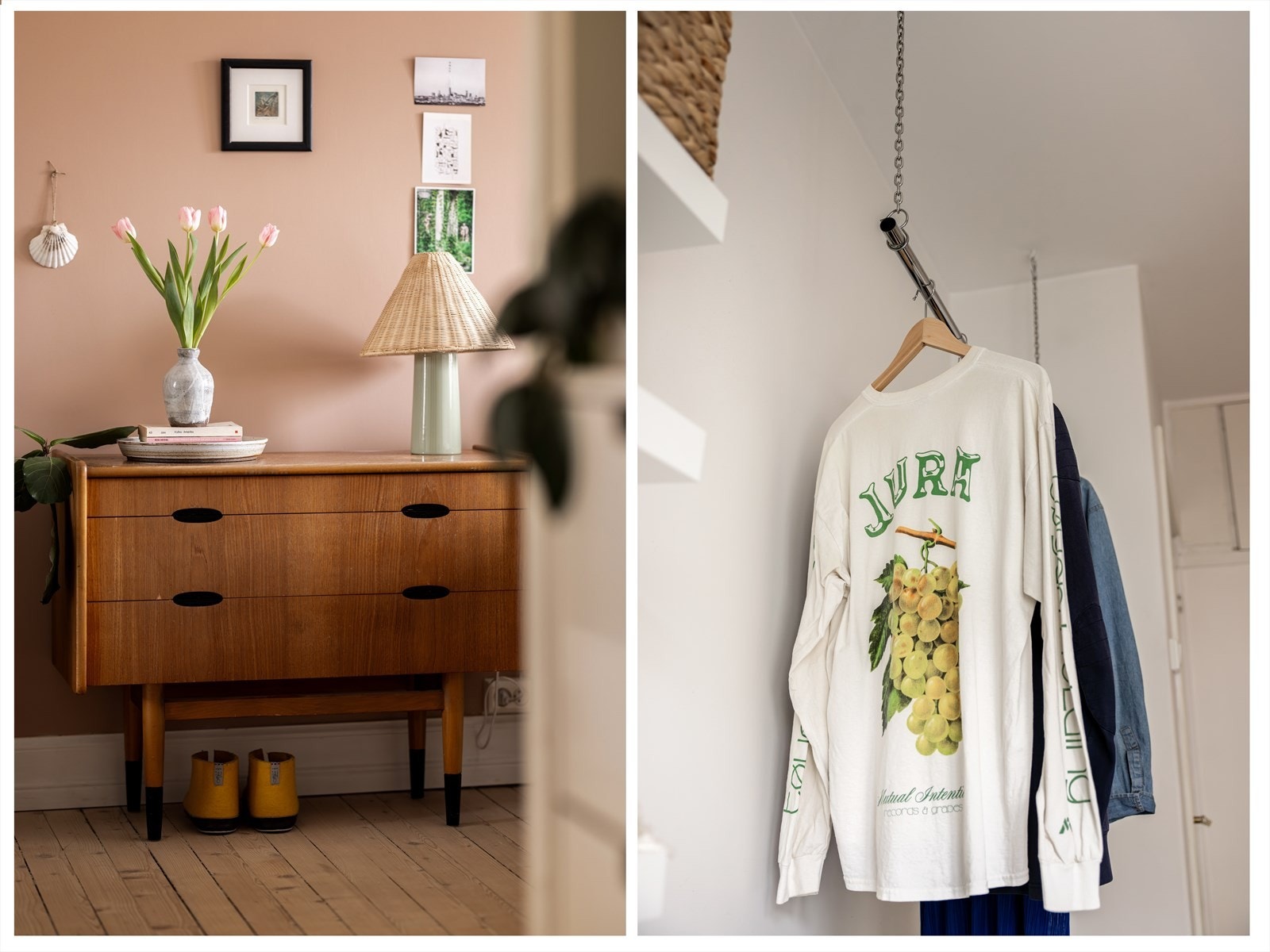 Soverommet er også av god størrelse, med plass til skap, knagger og kommode. Galleribilde