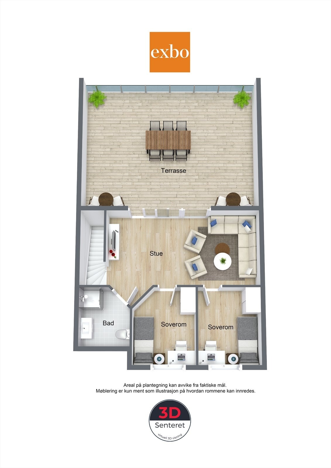 Plantegning 3.etg Galleribilde