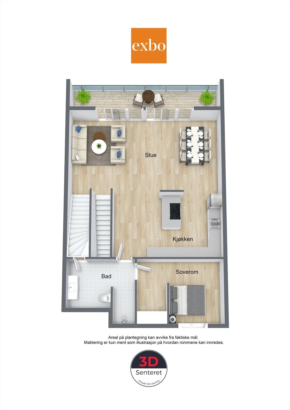 Plantegning 2.etg Galleribilde