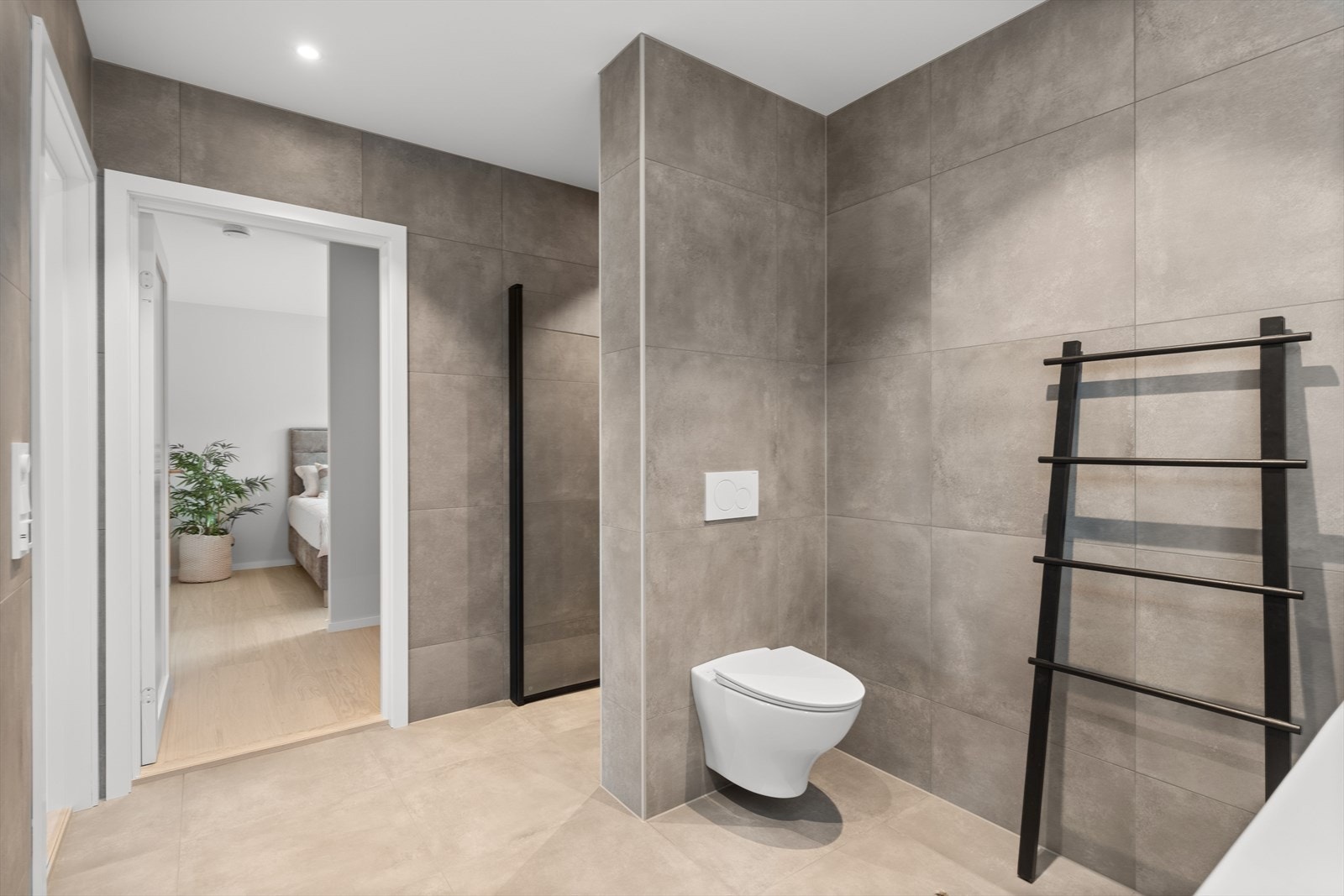 Lukseriøs baderom/soveromsavdeling Galleribilde