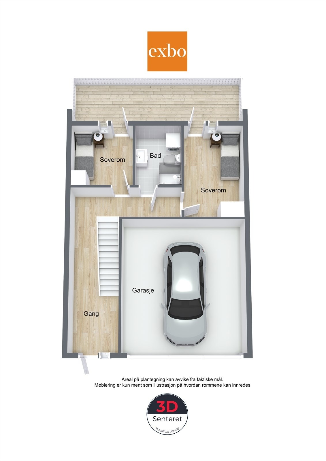 Plantegning 1.etg Galleribilde