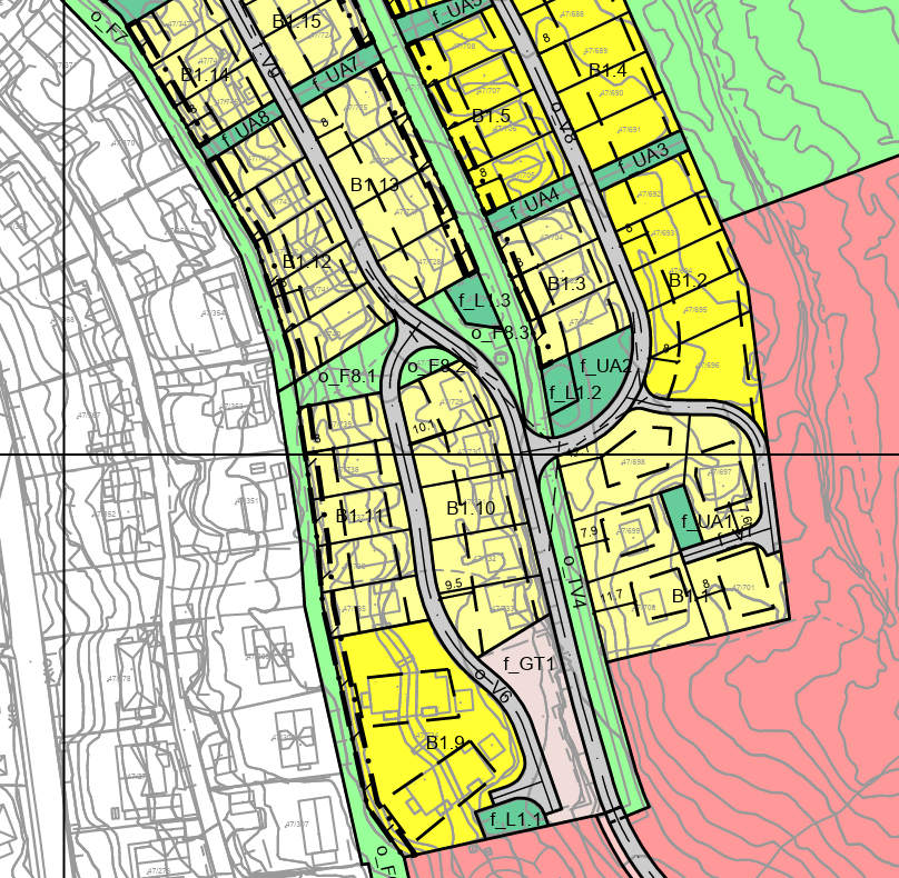 Reguleringskart Galleribilde