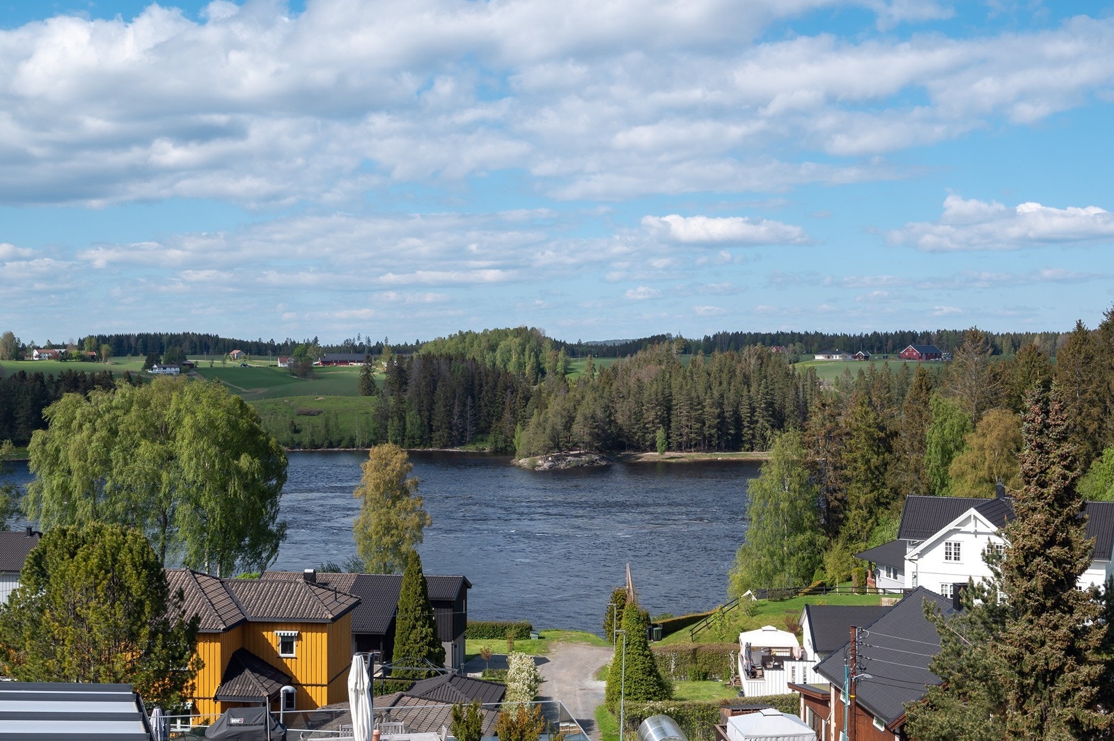 Utsikten fra takterrassen er upåklagelig. Galleribilde