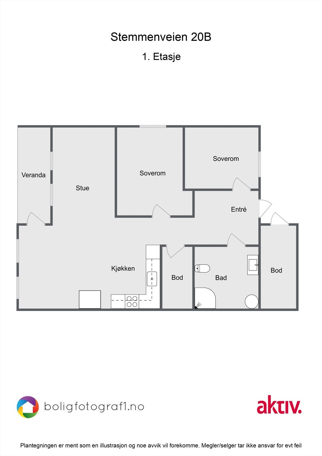 Plantegning Galleribilde