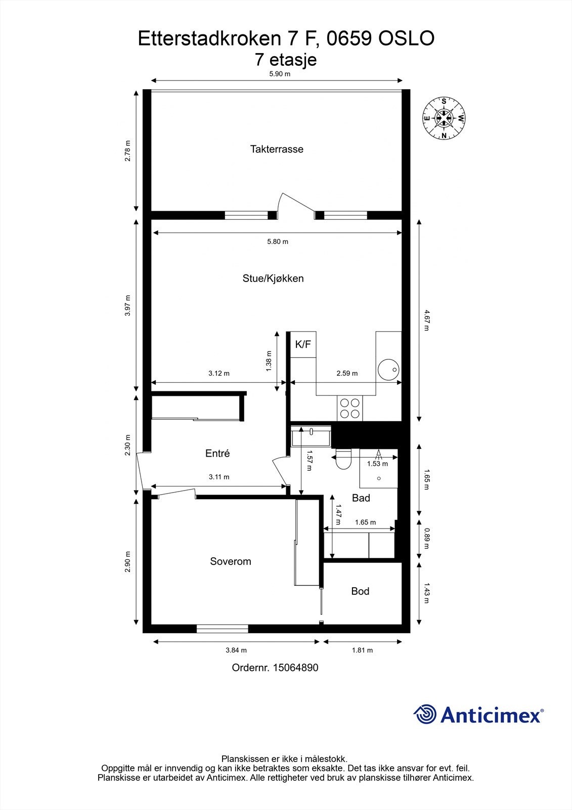 Plantegning Galleribilde