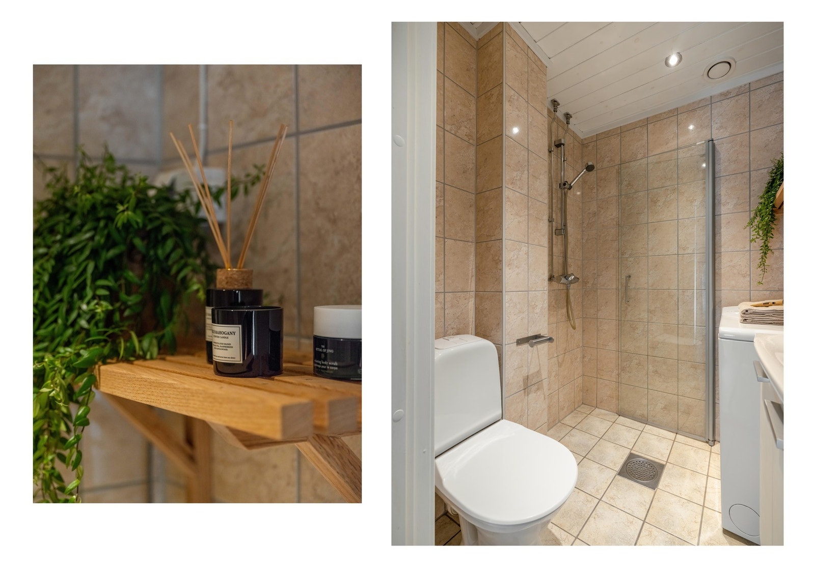 Badet har elektrisk gulvvarme. Det ble rehabilitert i borettslagets regi i 2005. Vaskemaskinen følger ved salg. Som en bonus har du også tilgang til fellesvaskeri i kjelleren (i samme oppgang). Galleribilde