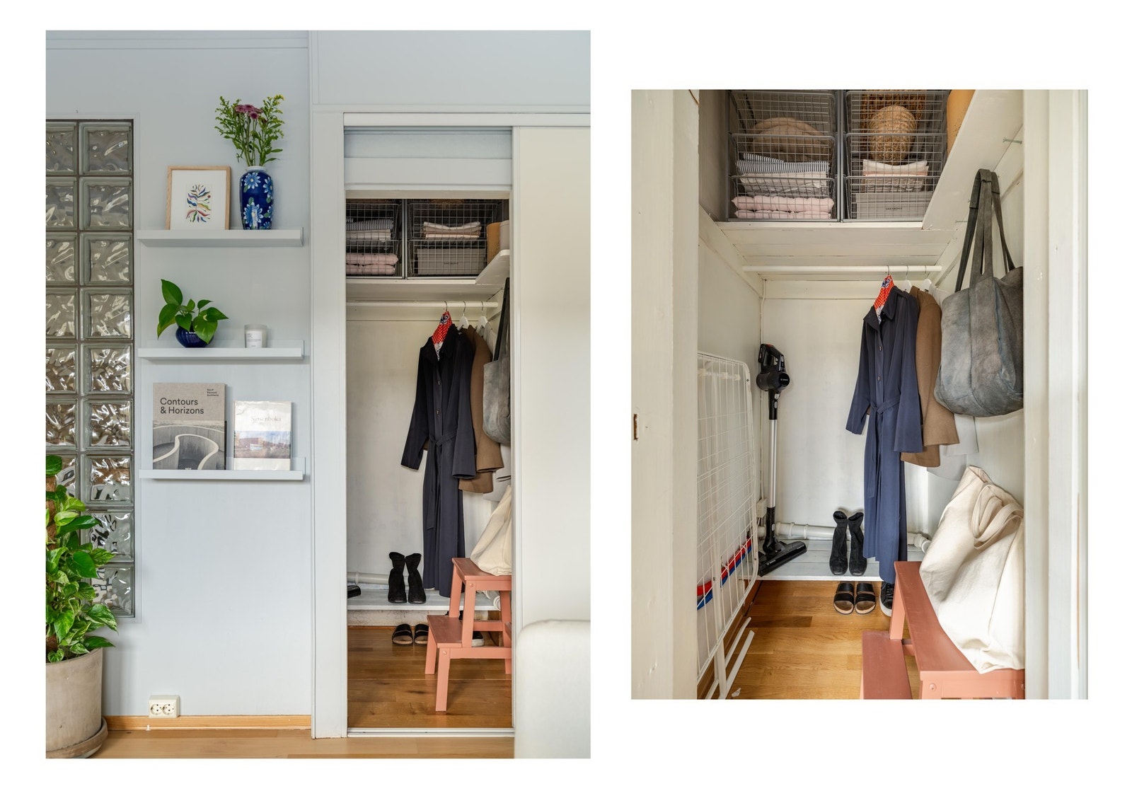 Med hånda på hjertet kan vi beskrive leiligheten som godt planløst. Oppbevaringsplass er en viktig faktor. Sjekk her! Galleribilde