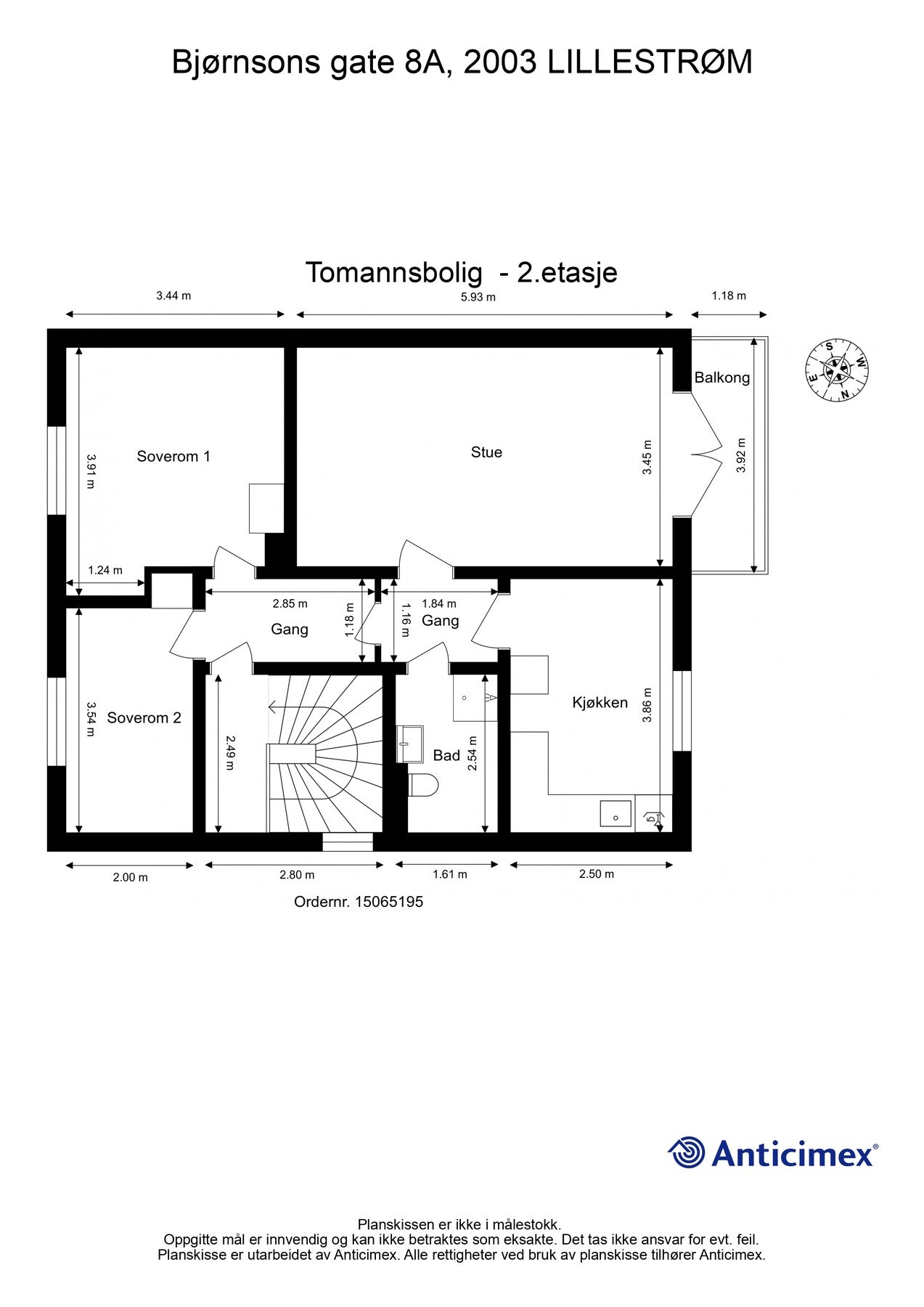 Først planskisse så du får orientert deg litt før du ser videre. Galleribilde