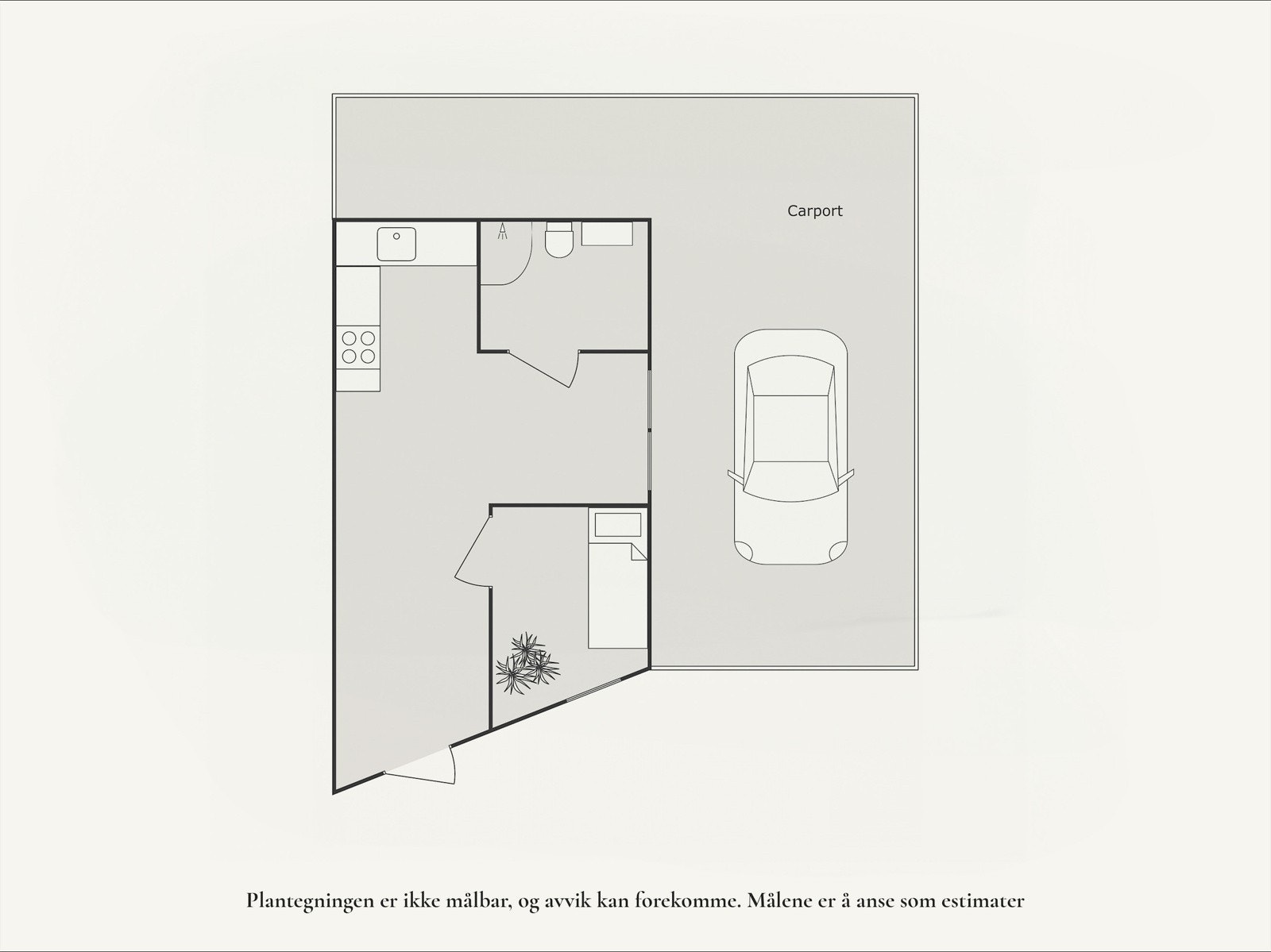 Plantegning - utleiedel Galleribilde