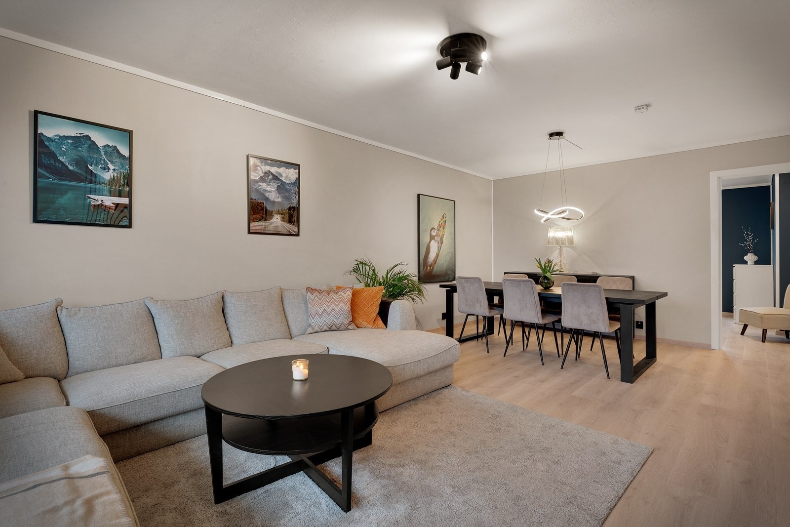 - Stuen måler 26,1 m² - Galleribilde