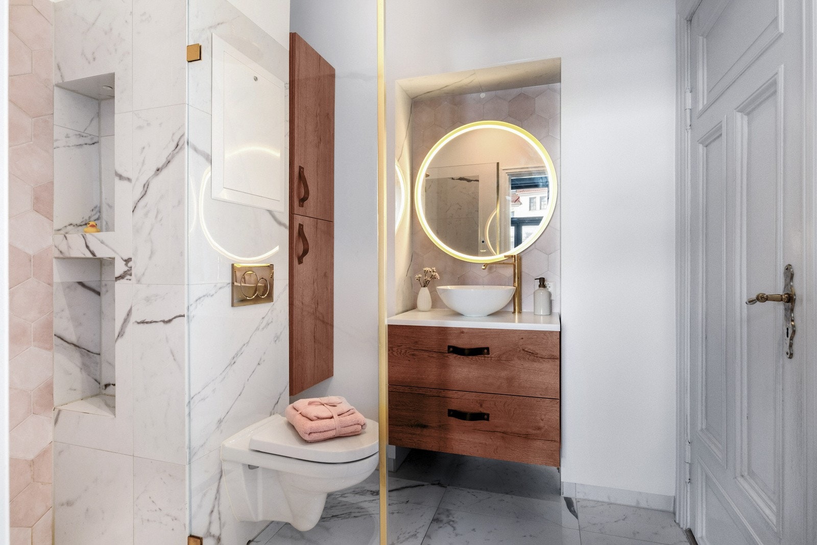 Det lekre badet ble renovert i 2020. Galleribilde