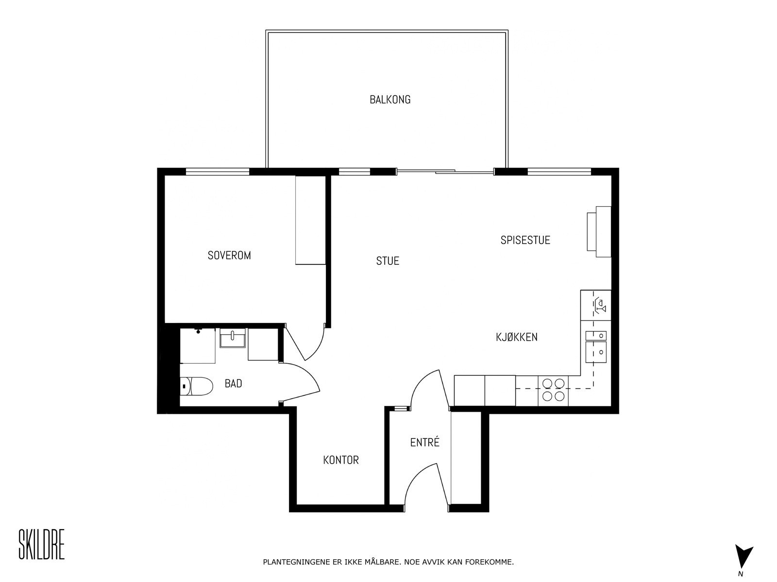 Plantegning Galleribilde