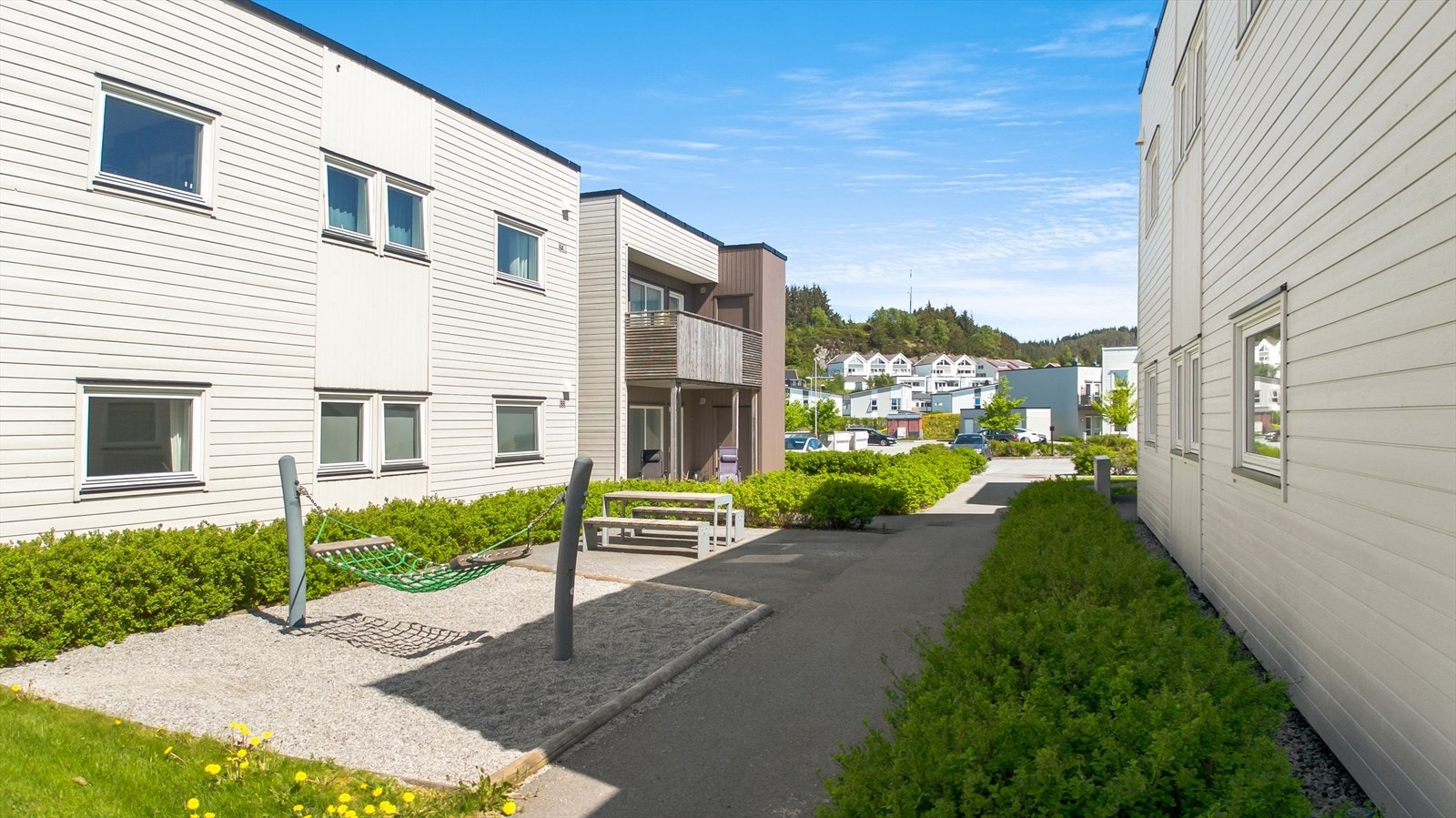 Leilighetene i sameiet ble ferdigstilt i 2018/2019/2020 Galleribilde