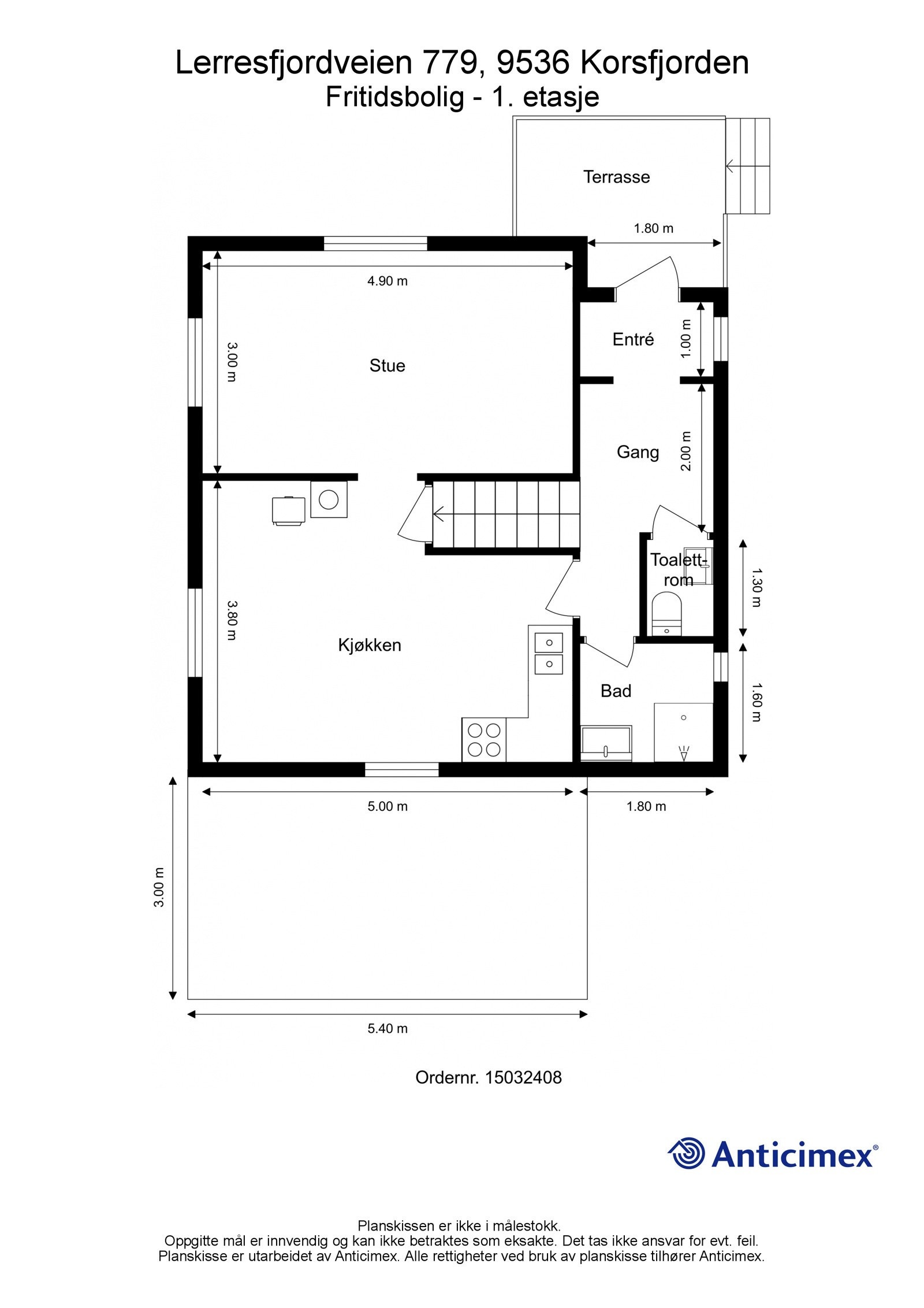 Plantegning 1.etasje Galleribilde