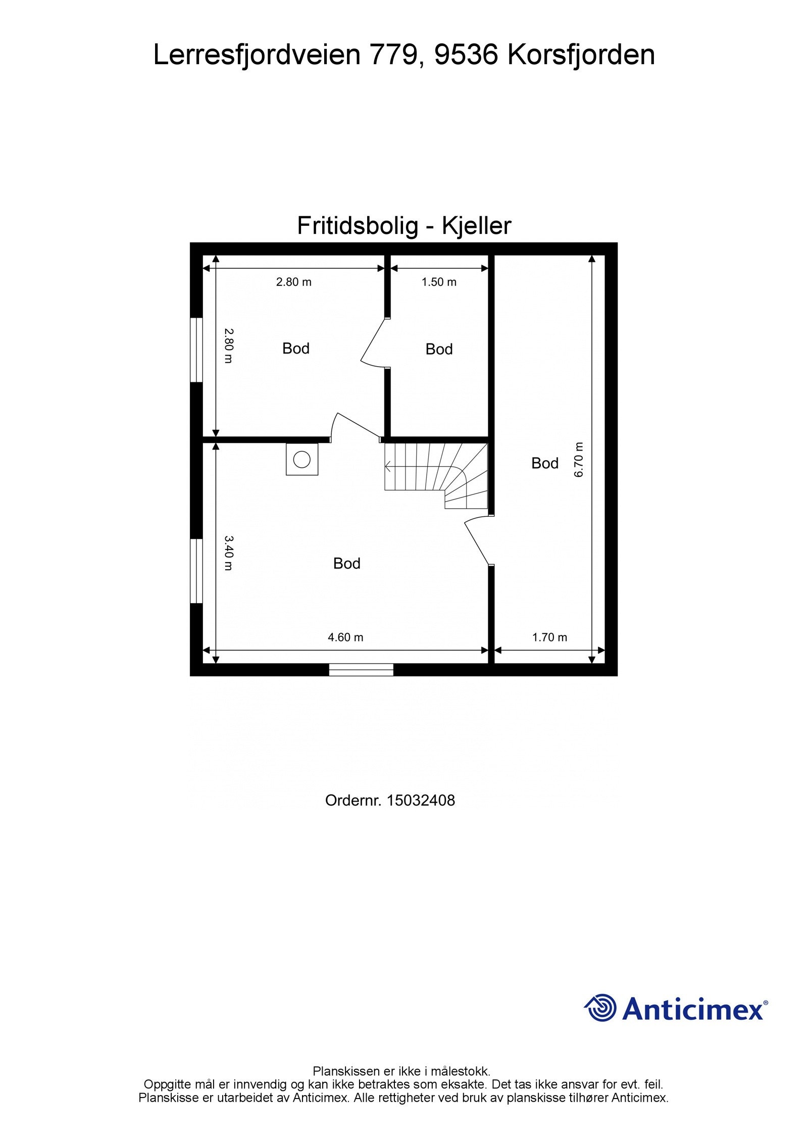 Plantegning kjeller Galleribilde