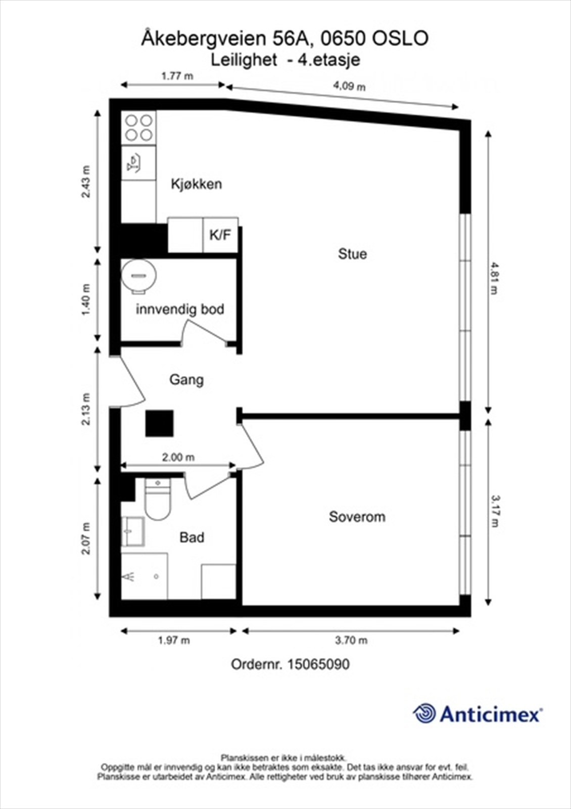 Plantegning Galleribilde