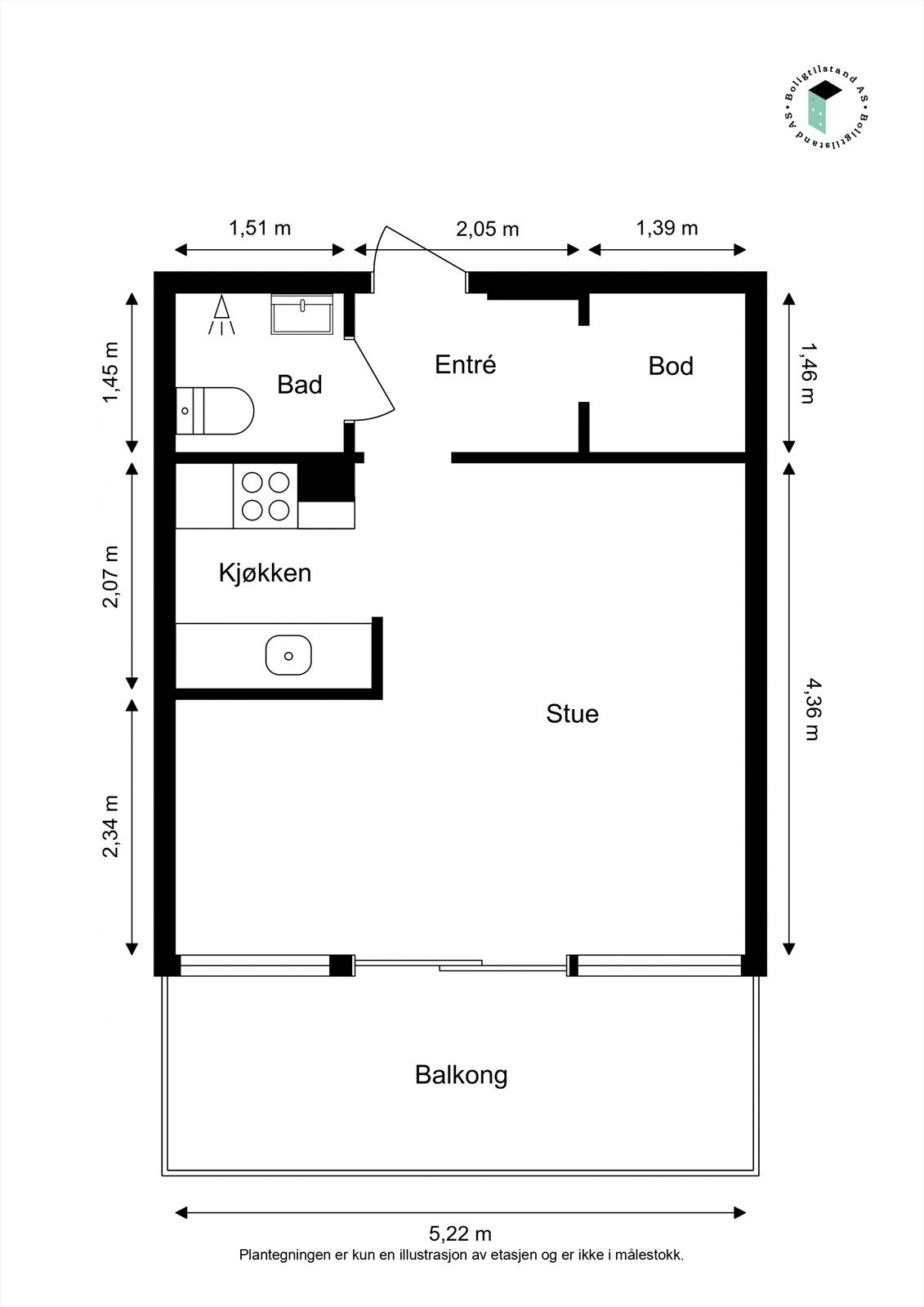 Planløsning. Galleribilde