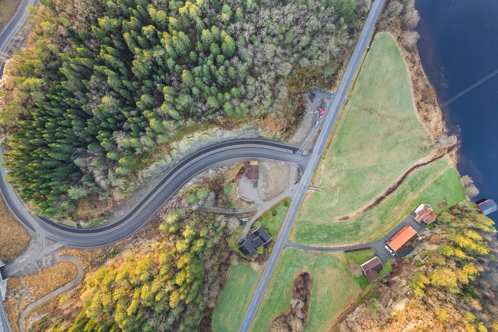 Dronebilde Galleribilde