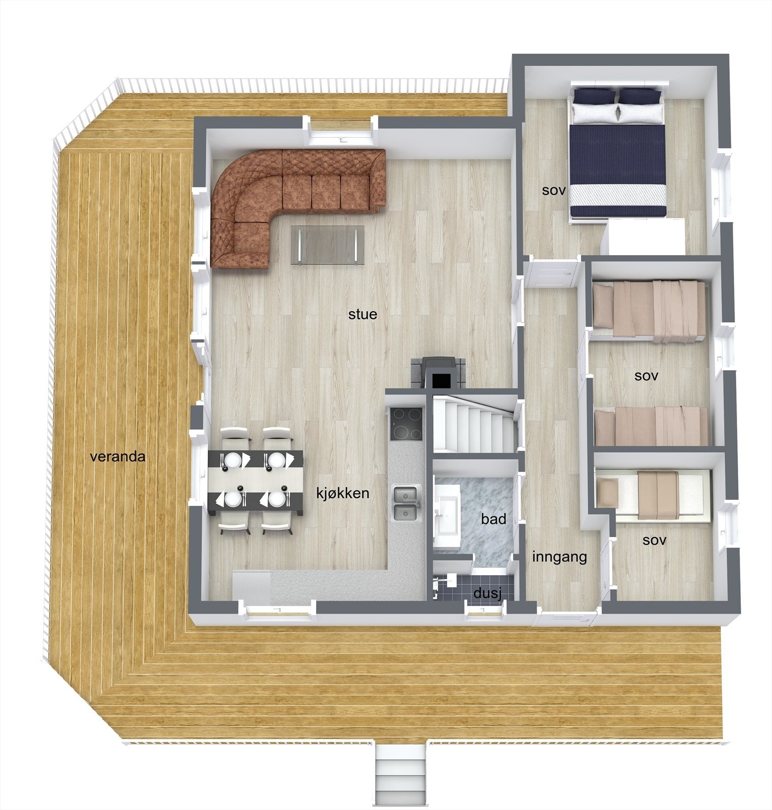 Plantegning. Galleribilde