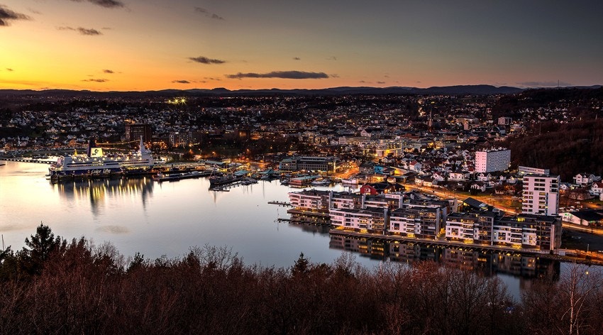 Kort vei til vakre Sandefjord Sentrum Galleribilde