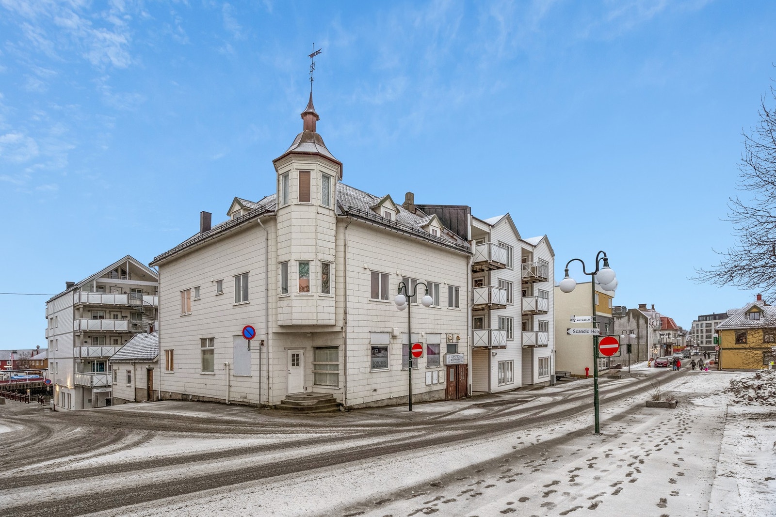Borettslaget ligger i krysset mellom Vestfjordgata og Sjømannsgata Galleribilde