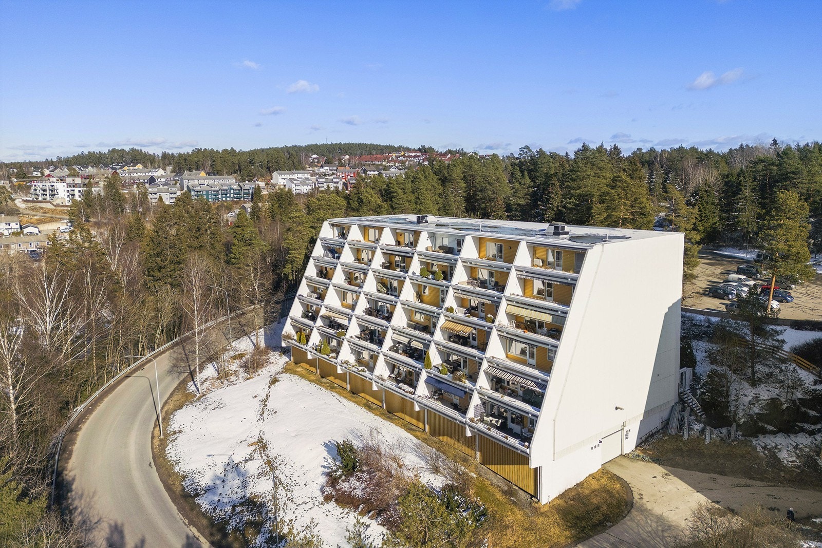 Her har man et rolig og barnevennlig område, med bilfritt tun og flotte fellesområder Galleribilde