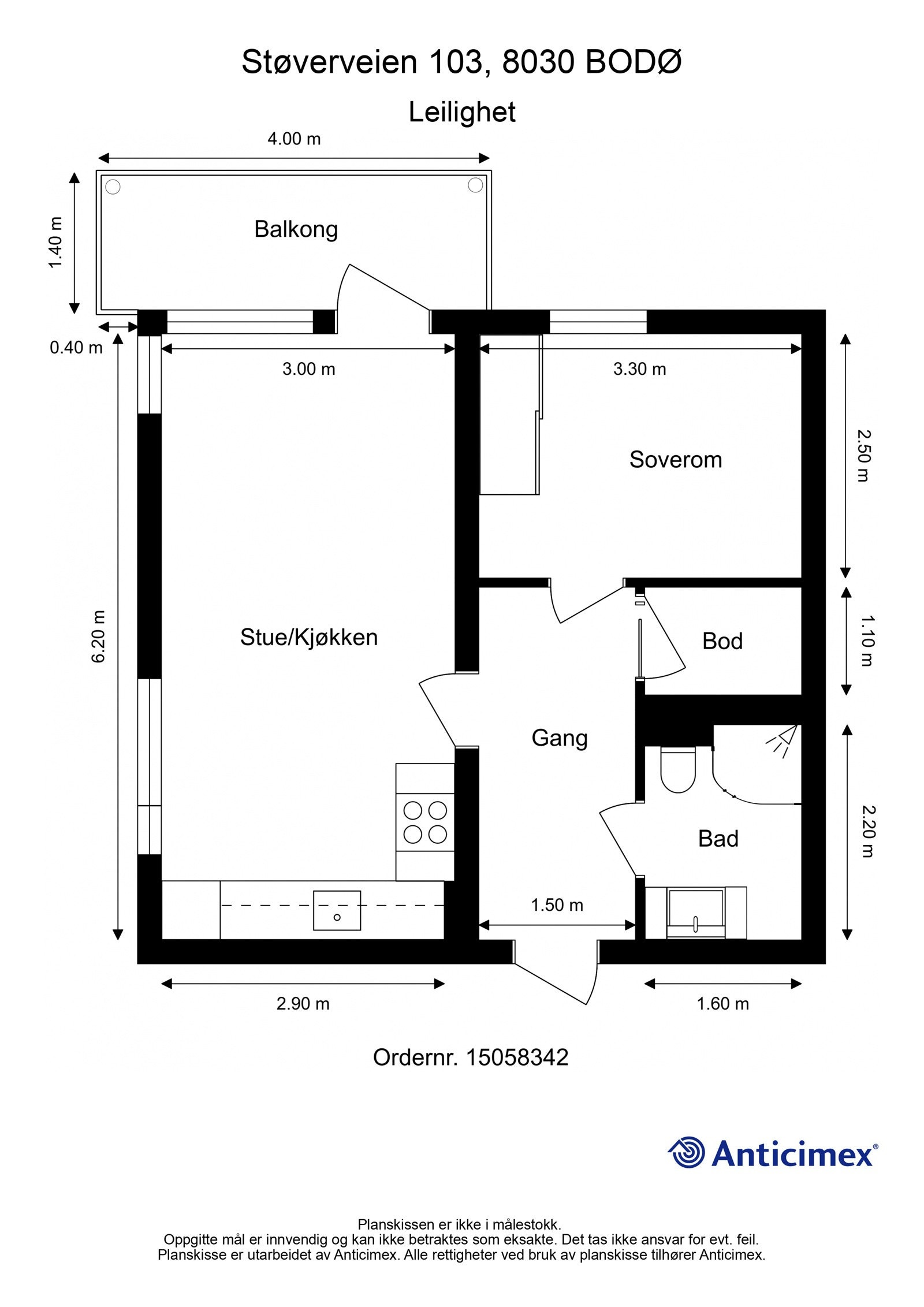 Plantegning Galleribilde