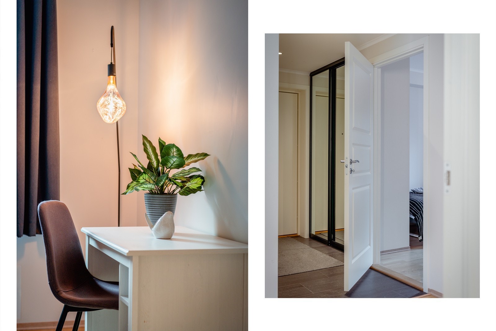 Soverom 2 med en kontorløsning Galleribilde