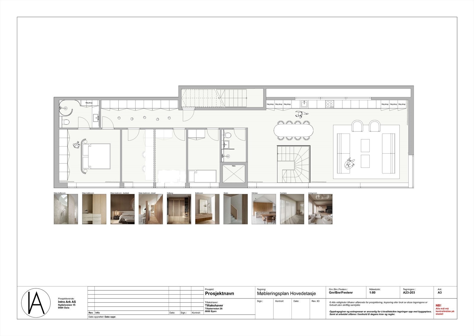 Møbleringsplan Galleribilde