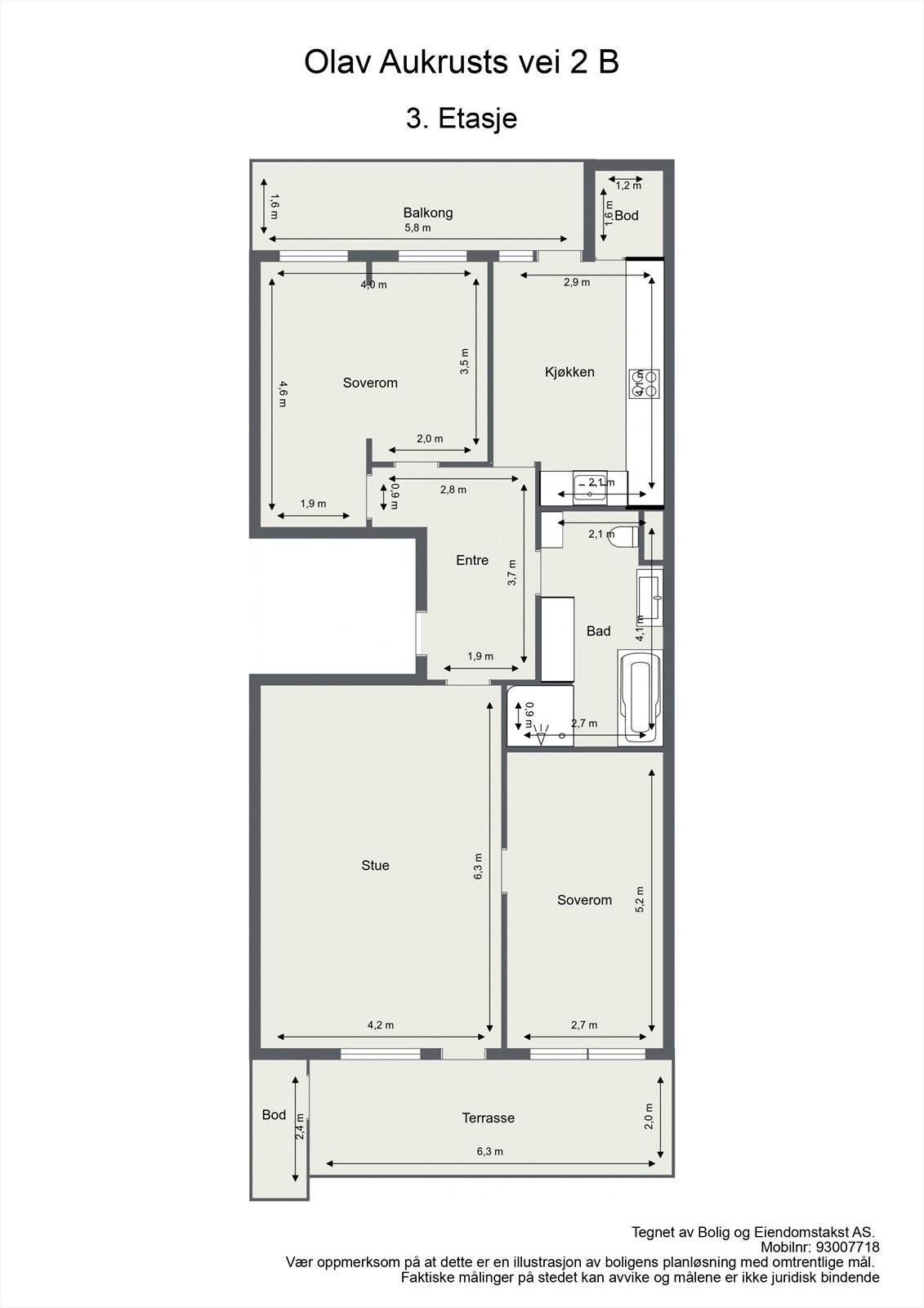 Plantegning Galleribilde