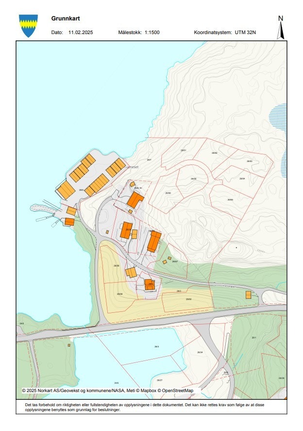 Grunnkart Tueneset Galleribilde