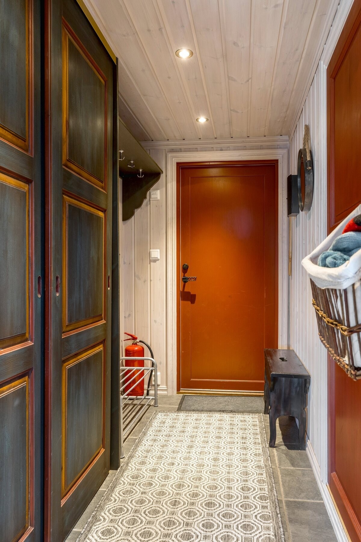 Her kommer du inn i hytten. Galleribilde