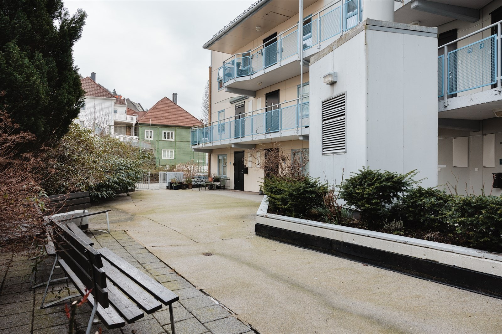 Uteområde. Galleribilde