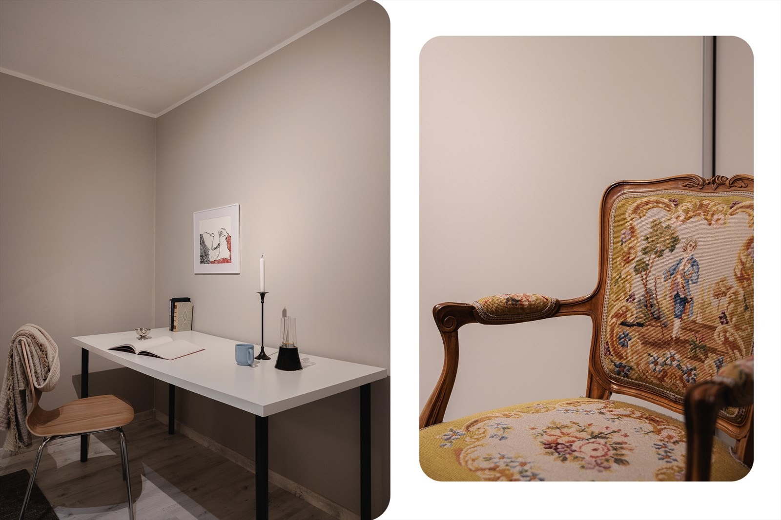 Bod innredet som kontor. Galleribilde