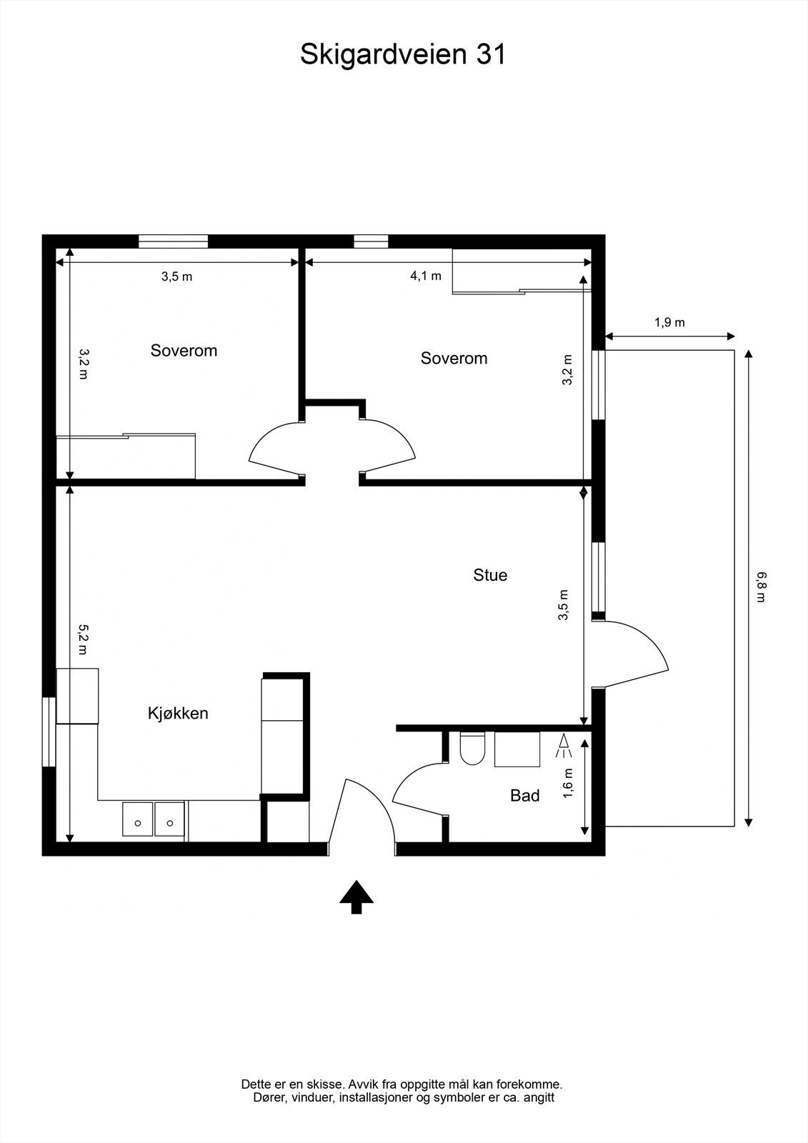 Planskisse. Galleribilde
