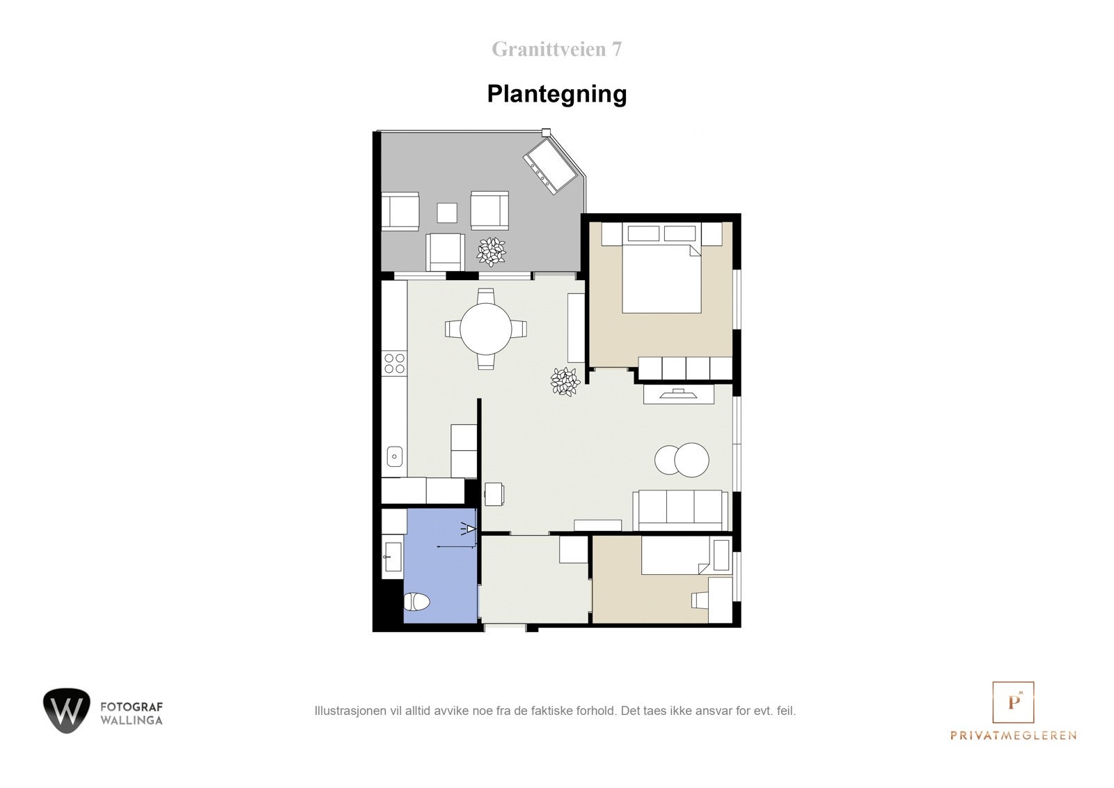 Plantegning Galleribilde