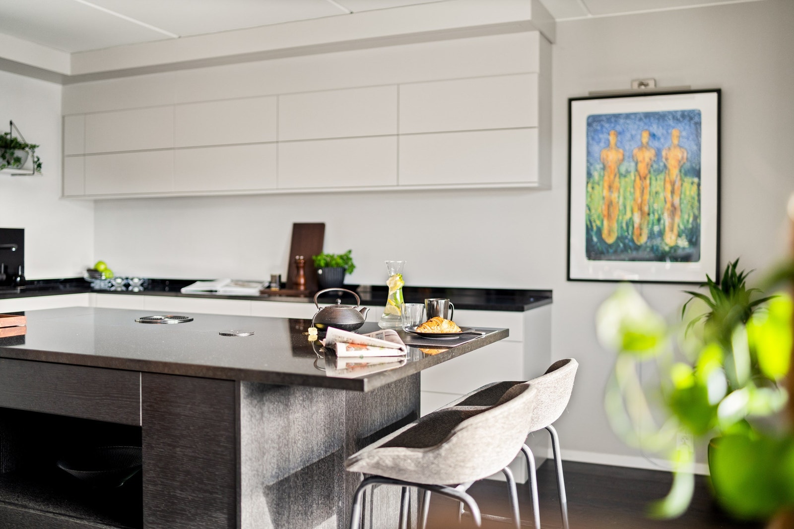 Hyggelig spiseplass for et raskt måltid Galleribilde