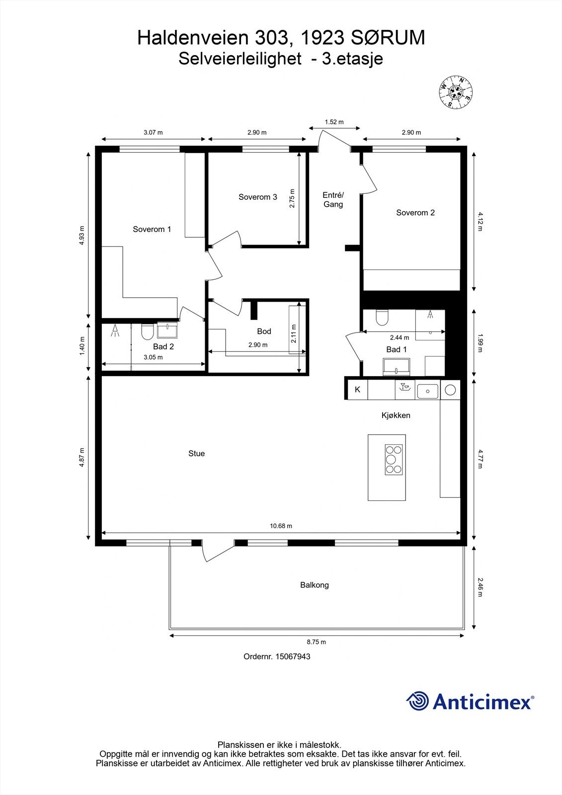 Gjør deg kjent med plantegningen Galleribilde