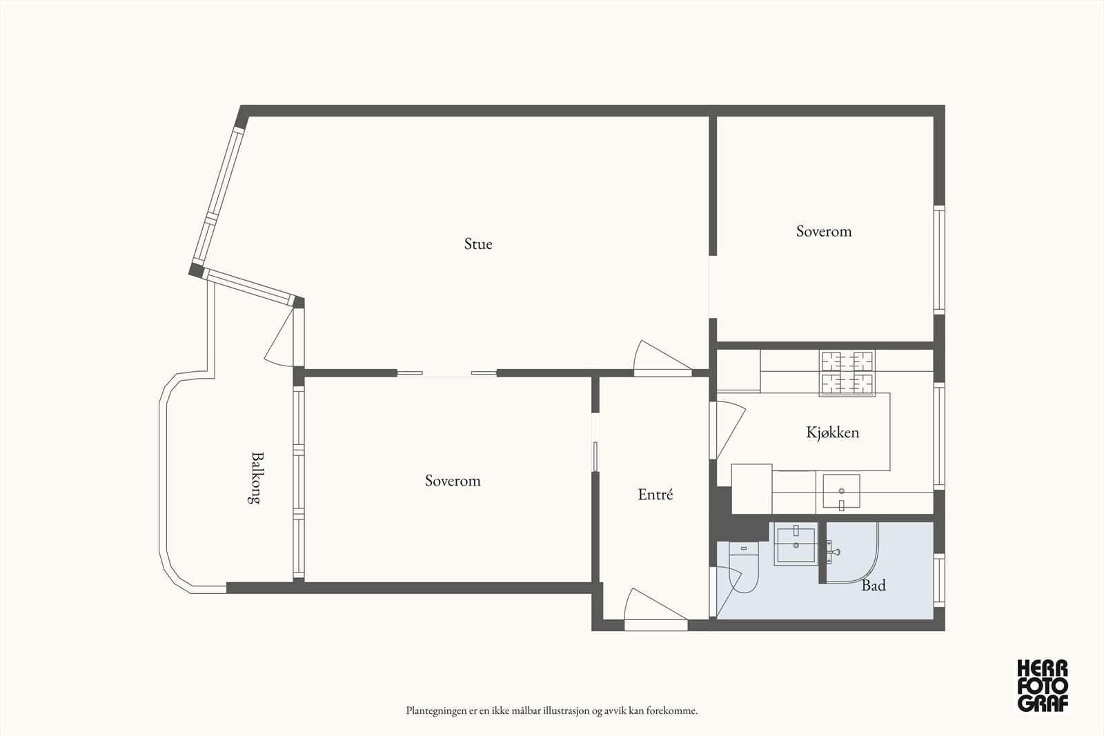 Plantegning Galleribilde