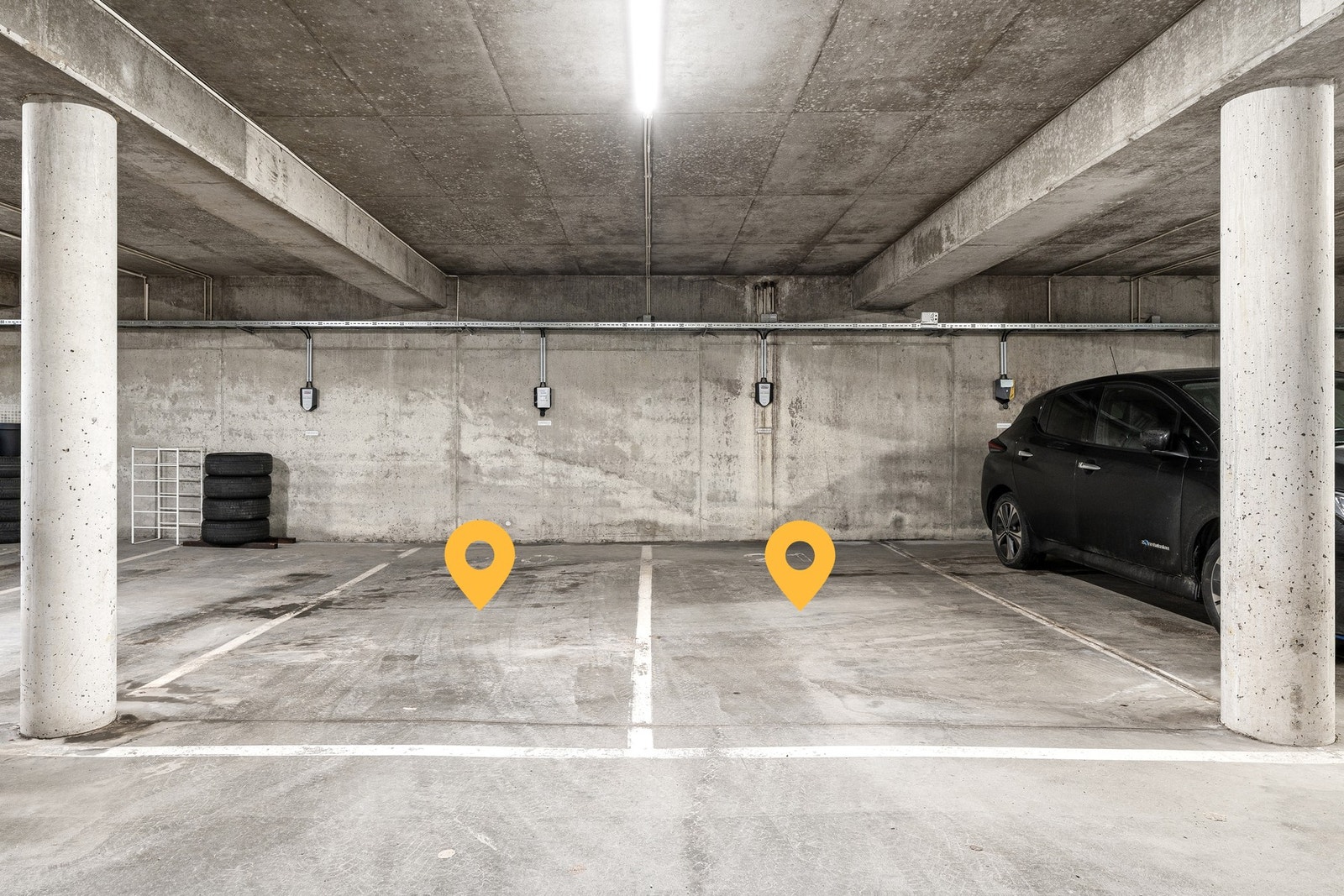 Det medfølger to garasjeplasser Galleribilde