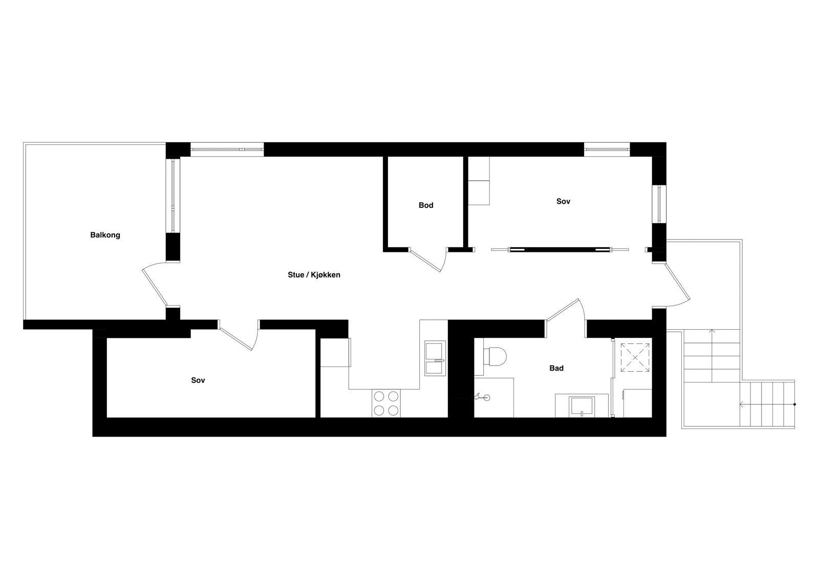 Plantegning. Galleribilde