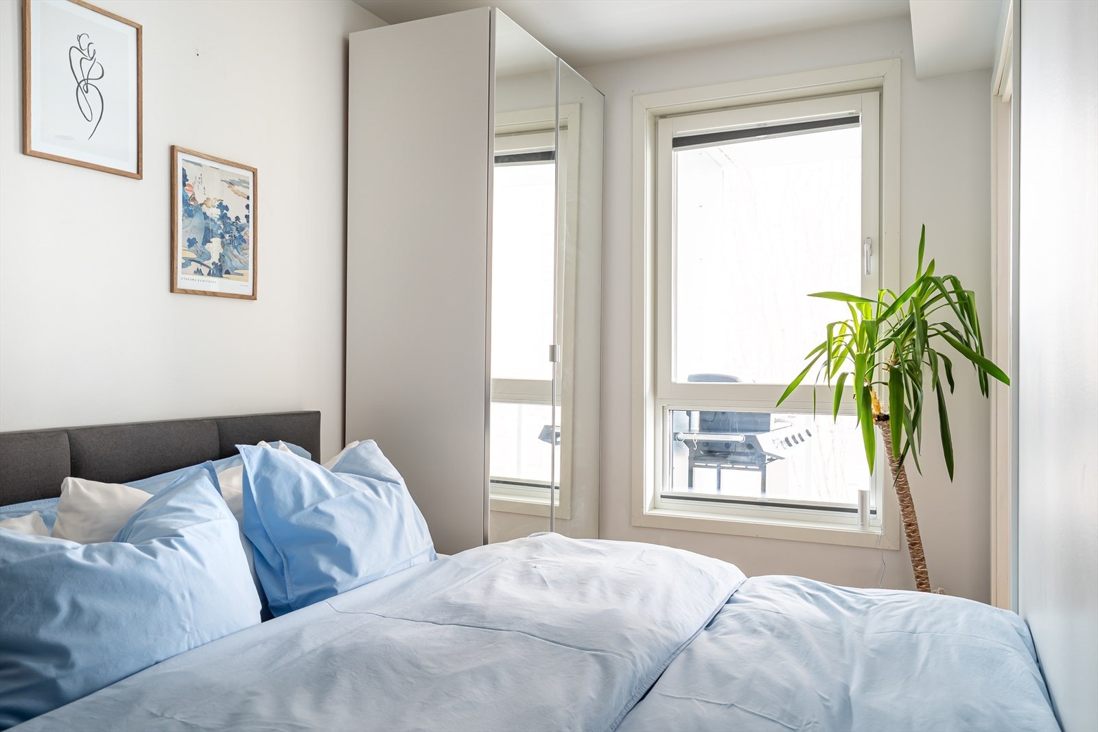 Godt med oppbevaringsplass i garderobeskap. Galleribilde